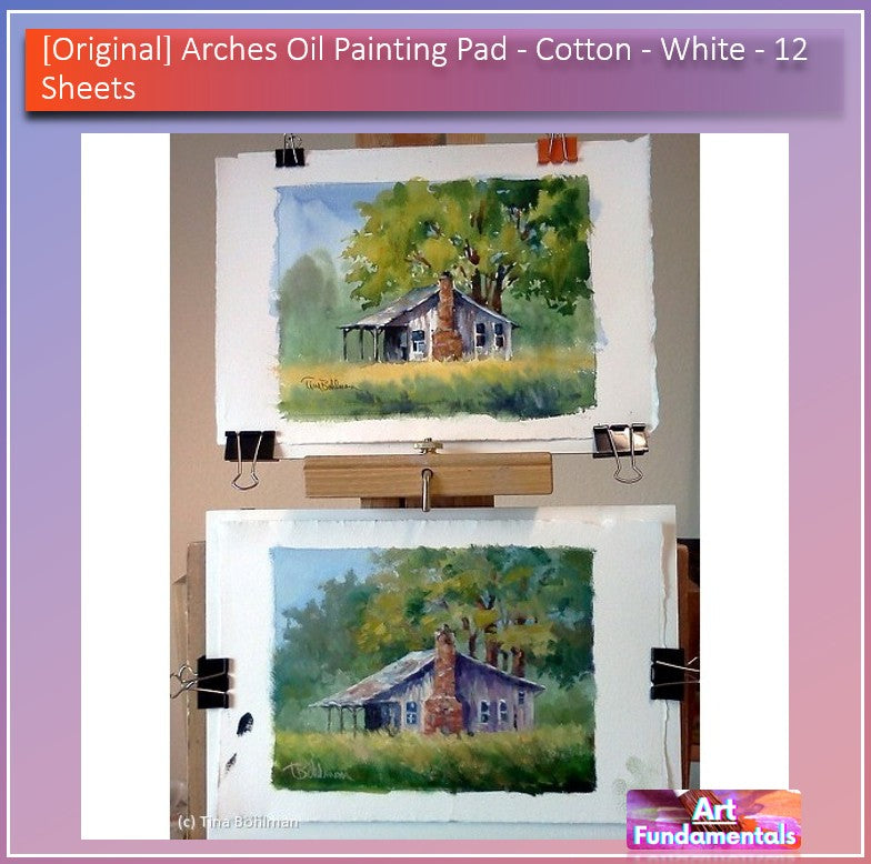 Arches Oil Painting Pad - Cotton - White - 12 sheets