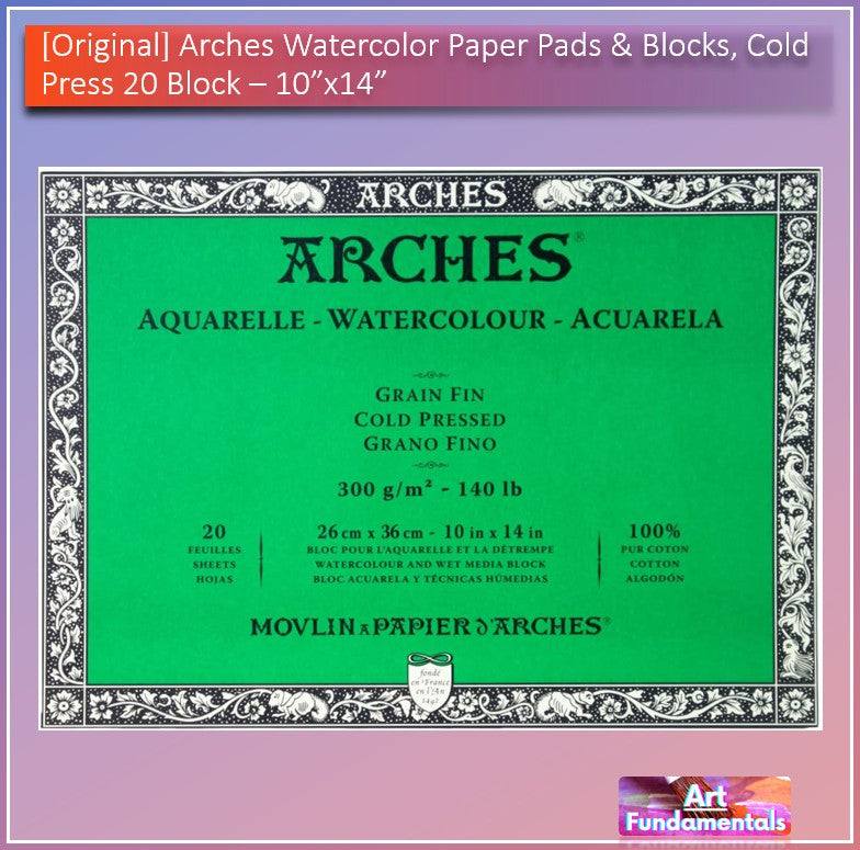 Arches Watercolor Paper Pads & Blocks