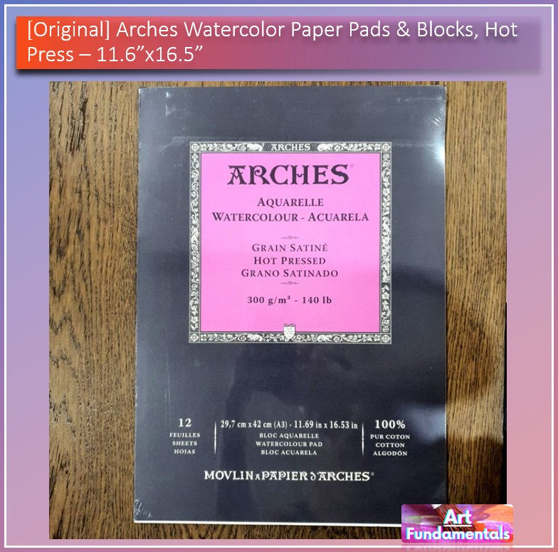 Arches Watercolor Paper Pads & Blocks