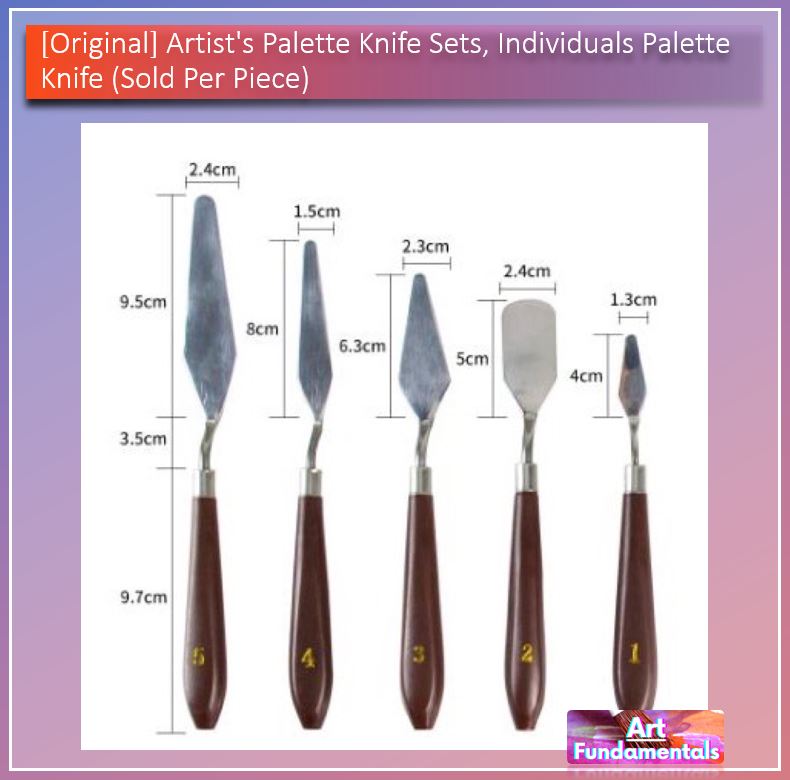 Artist's Palette Knife Sets, Individuals Palette Knife Sold Per Piece