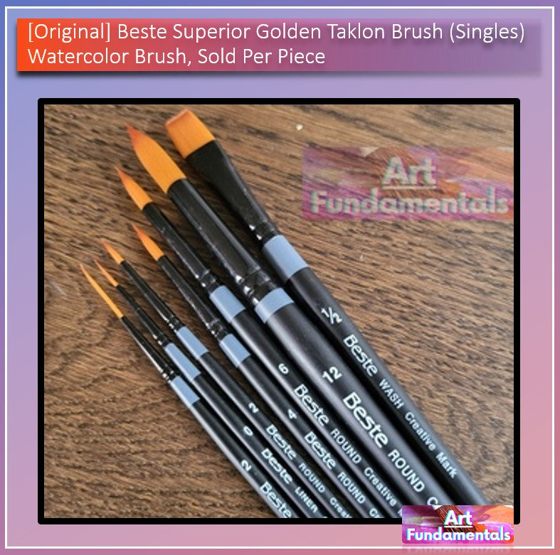 Beste Superior Golden Taklon Brush (Singles)