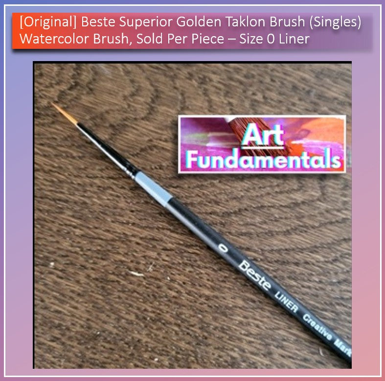 Beste Superior Golden Taklon Brush (Singles)