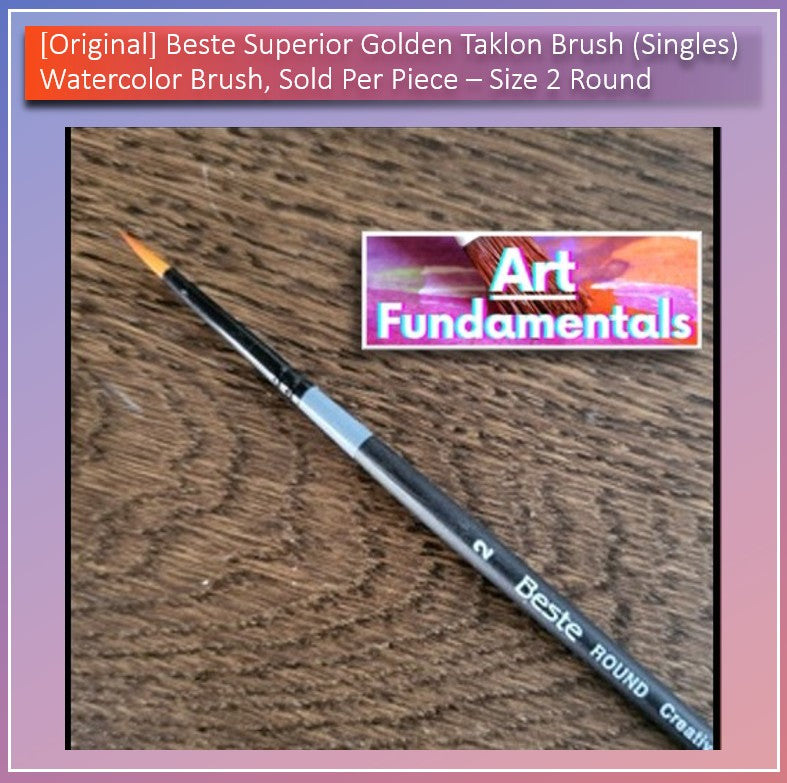Beste Superior Golden Taklon Brush (Singles)