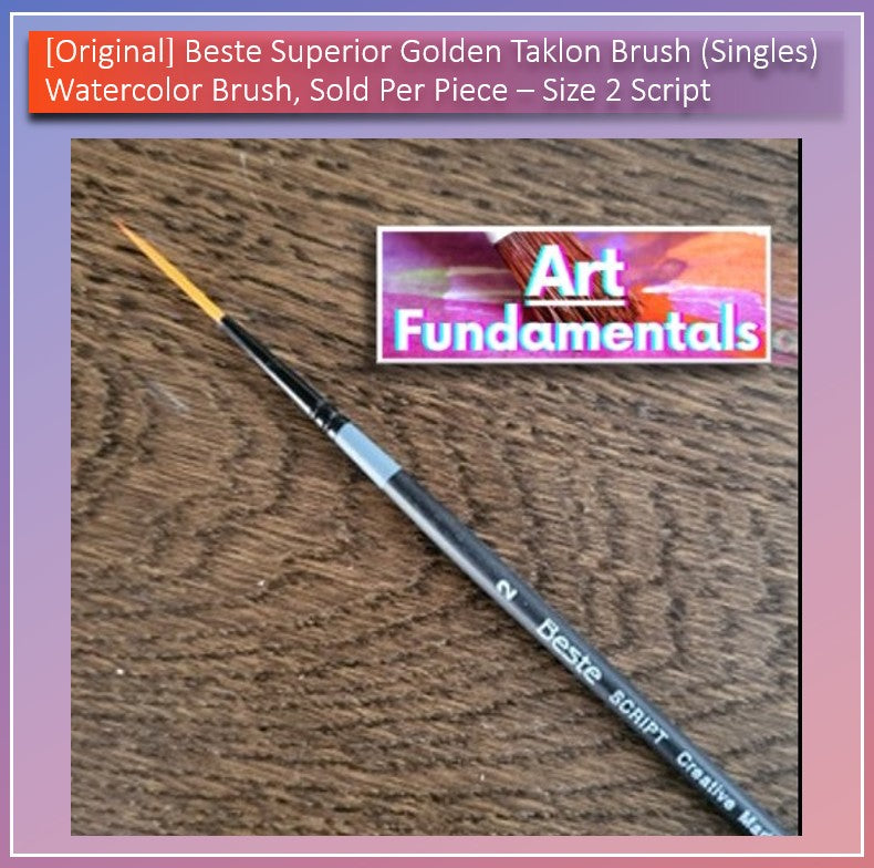 Beste Superior Golden Taklon Brush (Singles)