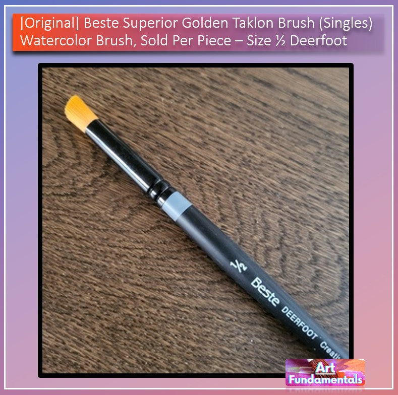 Beste Superior Golden Taklon Brush (Singles)