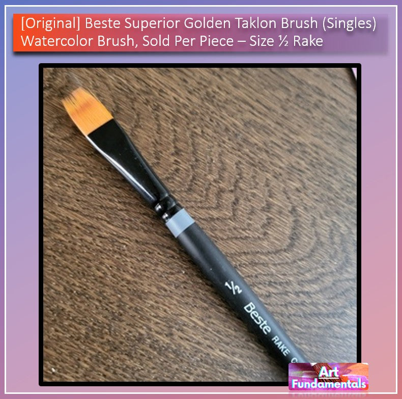 Beste Superior Golden Taklon Brush (Singles)