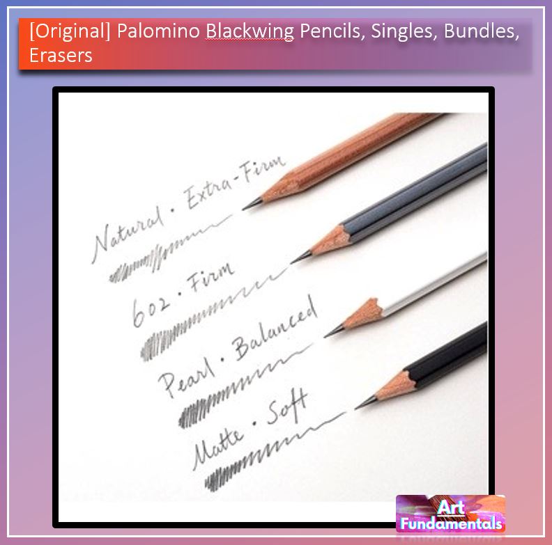 Palomino Blackwing Pencils, Singles, Bundles, Erasers, Php 159 ea @ 18 or more