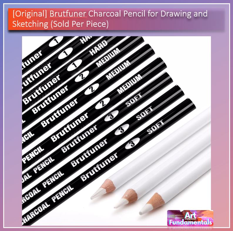 (ORIGINAL) Brutfuner Charcoal Pencil for Drawing and Sketching (Sold per Piece)