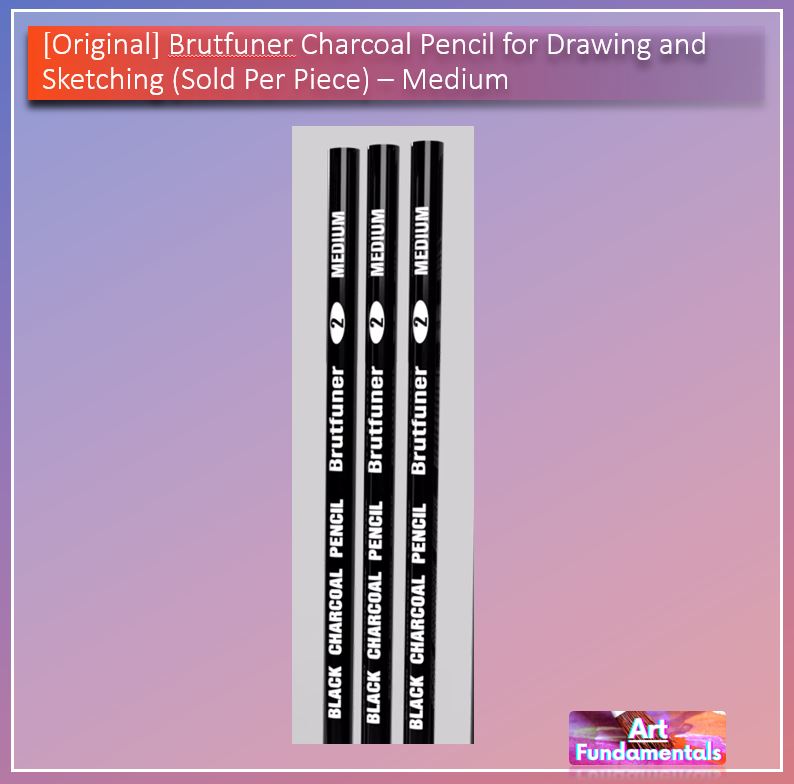 (ORIGINAL) Brutfuner Charcoal Pencil for Drawing and Sketching (Sold per Piece)