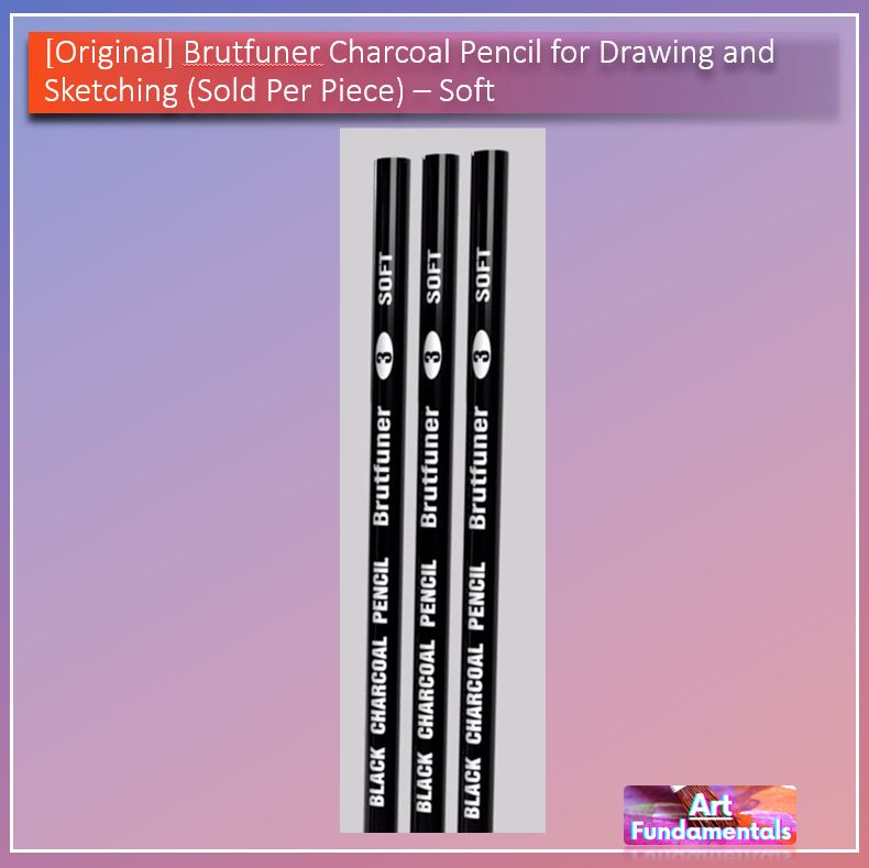 (ORIGINAL) Brutfuner Charcoal Pencil for Drawing and Sketching (Sold per Piece)