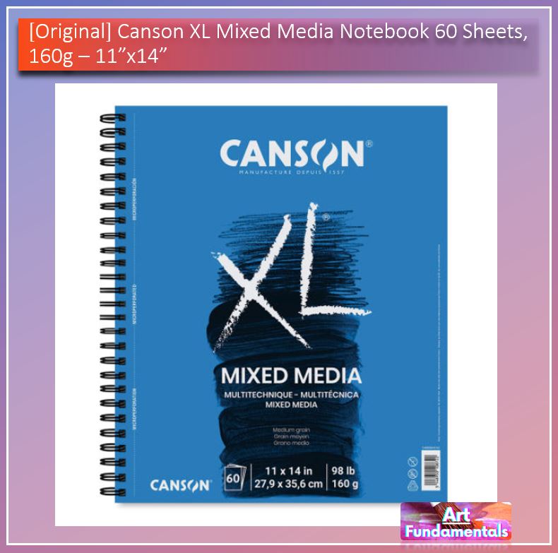 Canson XL Mix Media, 60 sheets, 160gsm