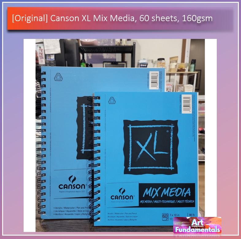 Canson XL Mix Media, 60 sheets, 160gsm