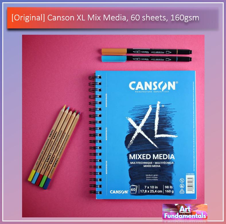 Canson XL Mix Media, 60 sheets, 160gsm