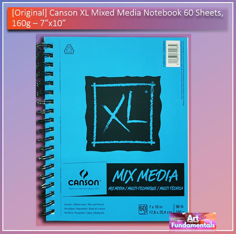 Canson XL Mix Media, 60 sheets, 160gsm