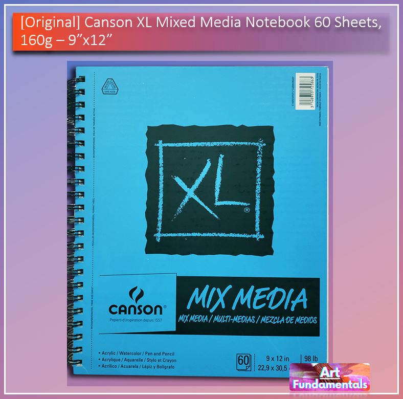 Canson XL Mix Media, 60 sheets, 160gsm