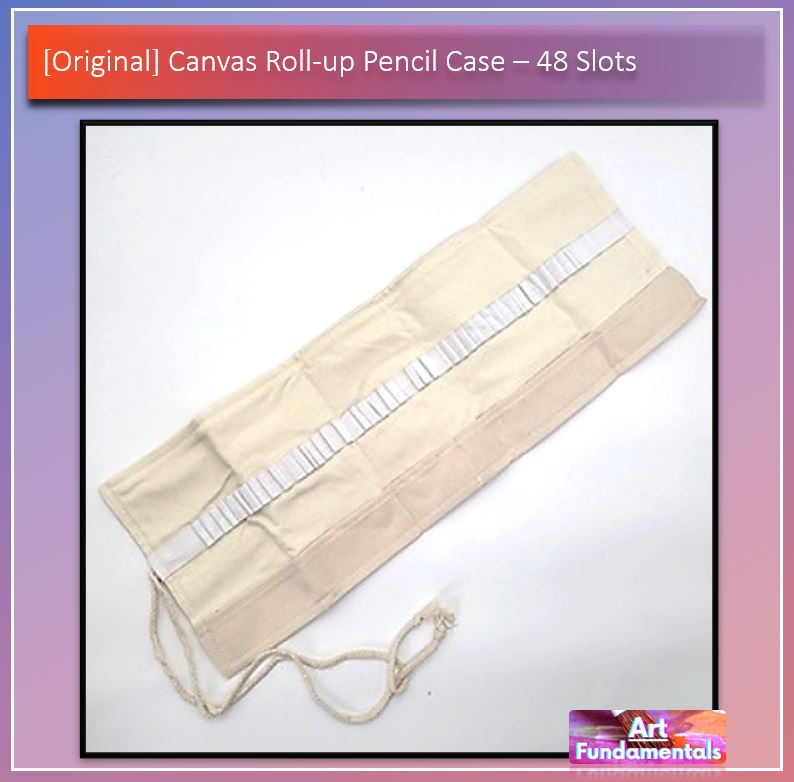 Canvas Roll-Up Pencil Case
