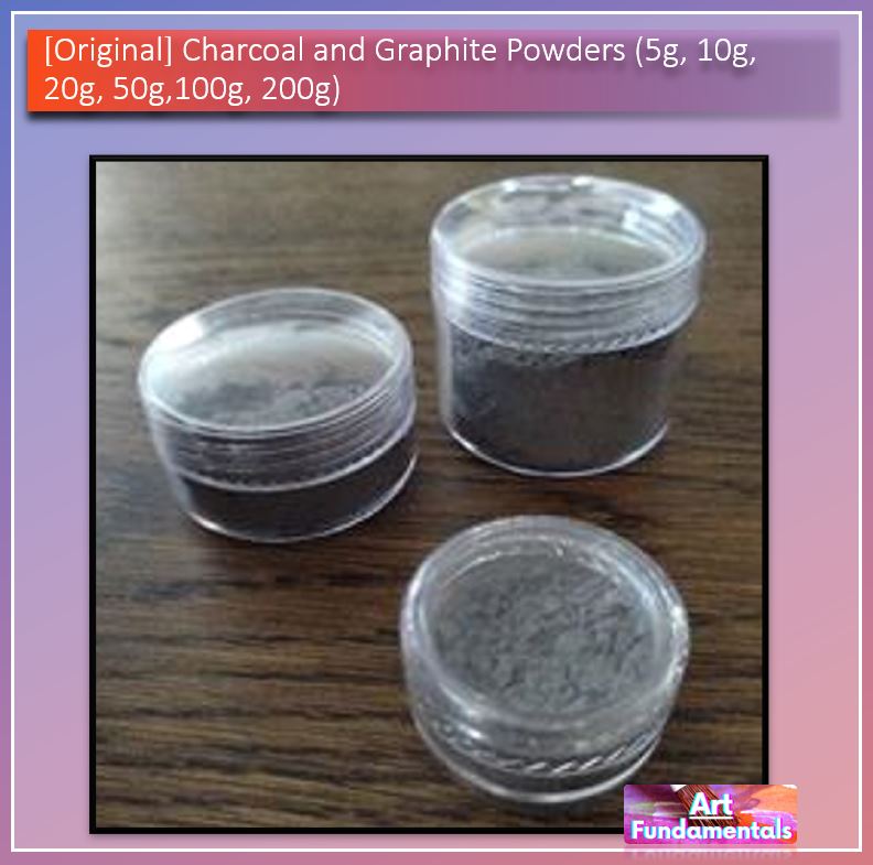 Charcoal and Graphite Powders (5g, 10g, 20g, 50g,100g, 200g)