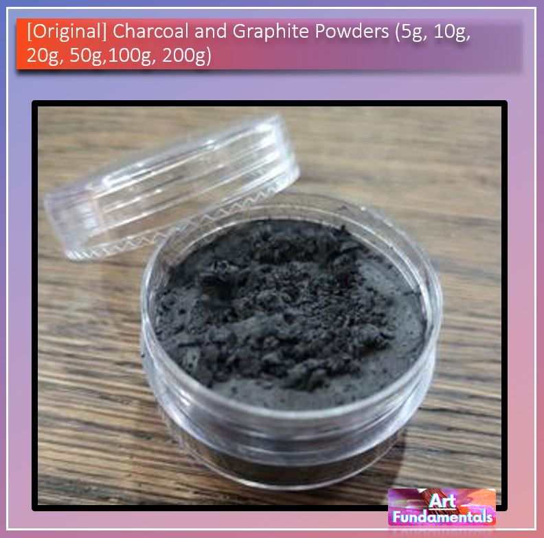 Charcoal and Graphite Powders (5g, 10g, 20g, 50g,100g, 200g)