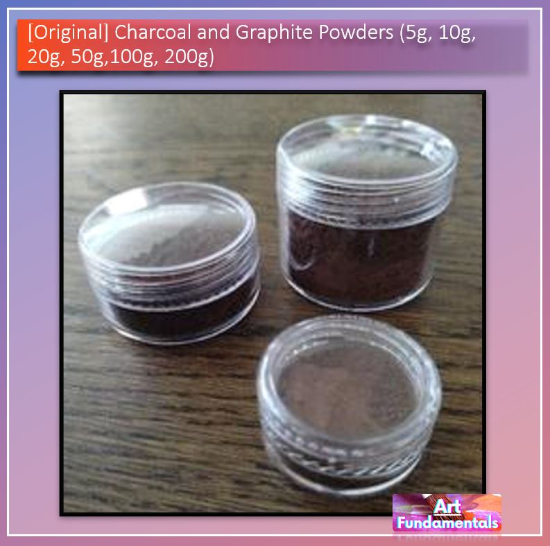 Charcoal and Graphite Powders (5g, 10g, 20g, 50g,100g, 200g)