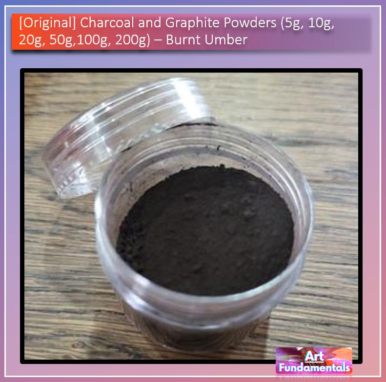 Charcoal and Graphite Powders (5g, 10g, 20g, 50g,100g, 200g)