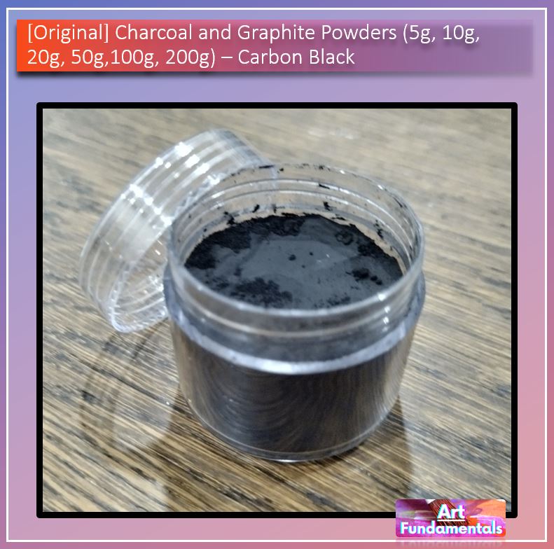 Charcoal and Graphite Powders (5g, 10g, 20g, 50g,100g, 200g)