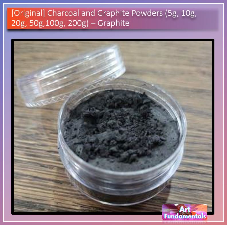 Charcoal and Graphite Powders (5g, 10g, 20g, 50g,100g, 200g)