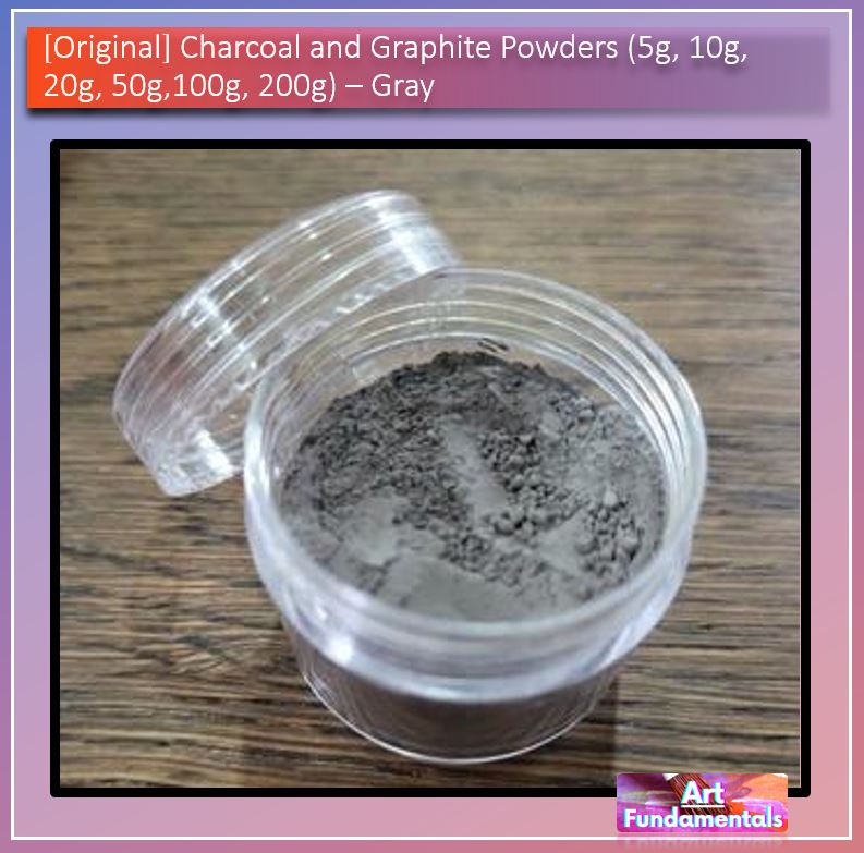 Charcoal and Graphite Powders (5g, 10g, 20g, 50g,100g, 200g)