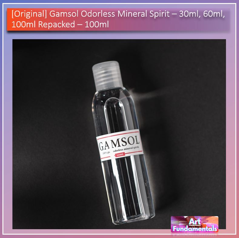 Gamsol Odorless Mineral Spirit - 30ml 60ml 100ml Repacked
