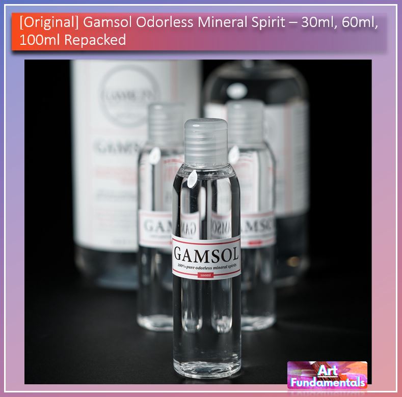 Gamsol Odorless Mineral Spirit - 30ml 60ml 100ml Repacked