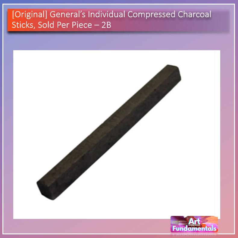 General's Individual Compressed Charcoal Sticks Sold per piece