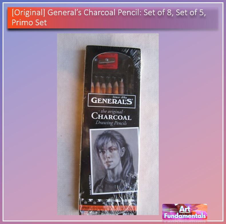 General's Charcoal Pencil: Set of 8, Set of 5, Primo Set