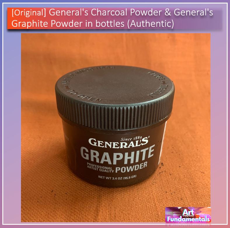 General's Charcoal and Graphite Powder, in Bottles (Authentic)
