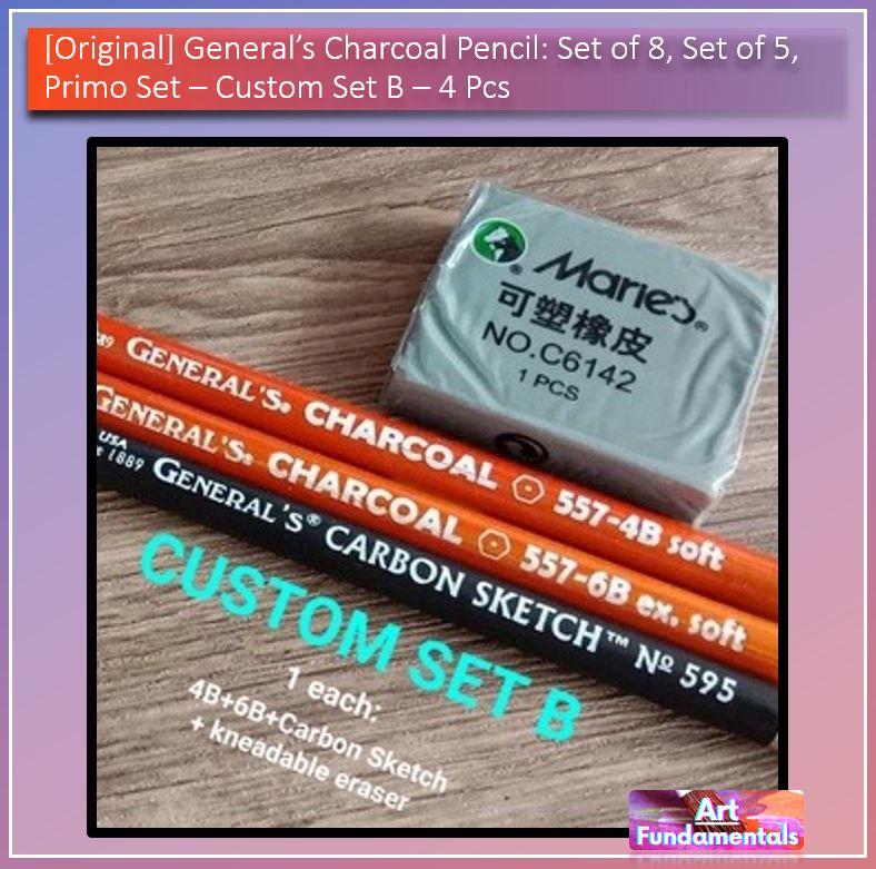 General's Charcoal Pencil: Set of 8, Set of 5, Primo Set