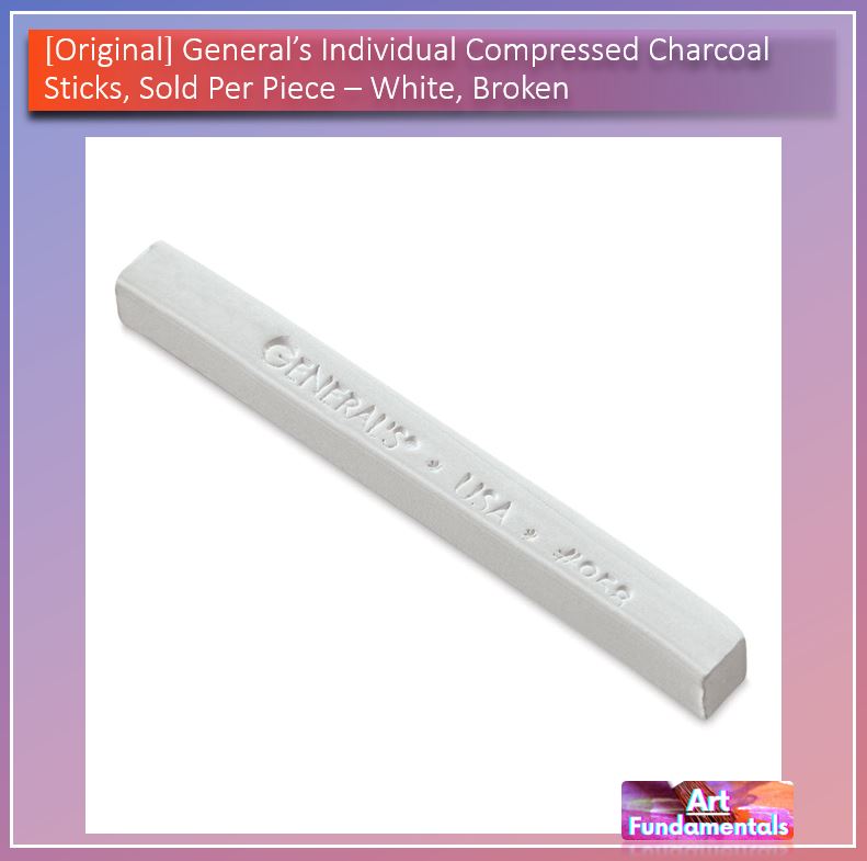 General's Individual Compressed Charcoal Sticks Sold per piece