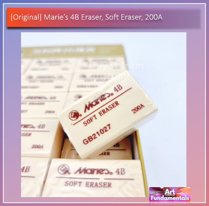 Marie's 4B Eraser - Soft Eraser, 200A, 20ea@ 5 or more