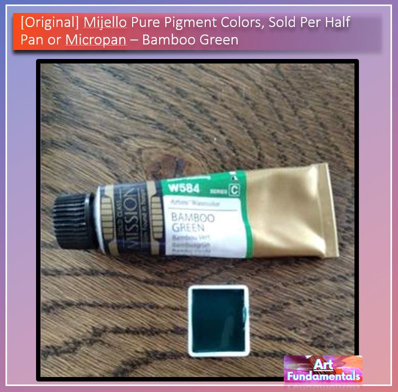 Mijello Pure Pigment Watercolors Hand-poured 2ml Half Pans