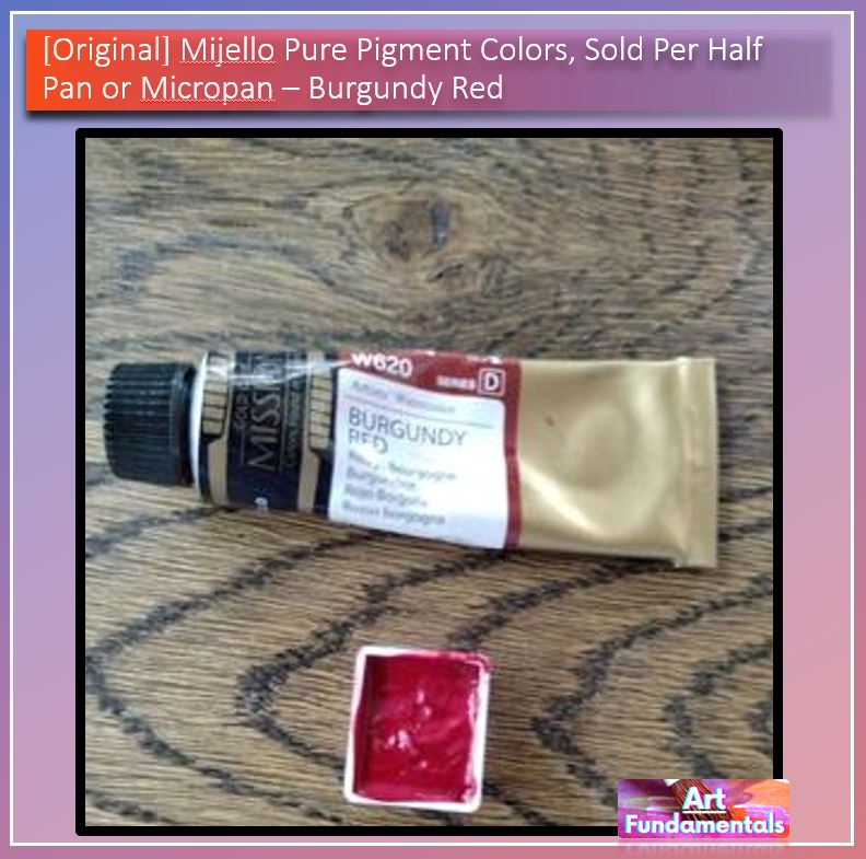 Mijello Pure Pigment Watercolors Hand-poured 2ml Half Pans