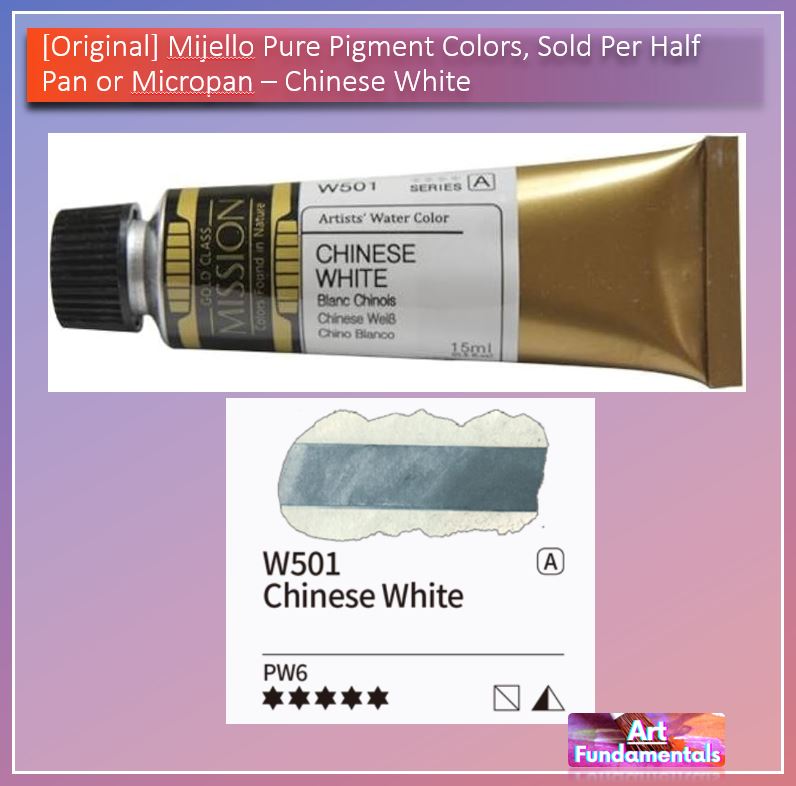 Mijello Pure Pigment Watercolors Hand-poured 2ml Half Pans