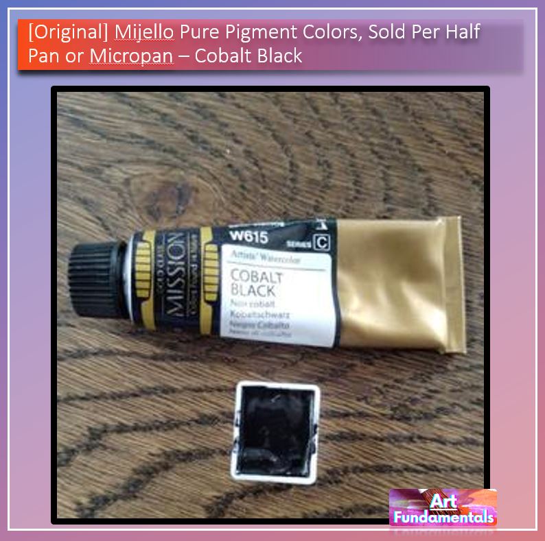 Mijello Pure Pigment Watercolors Hand-poured 2ml Half Pans