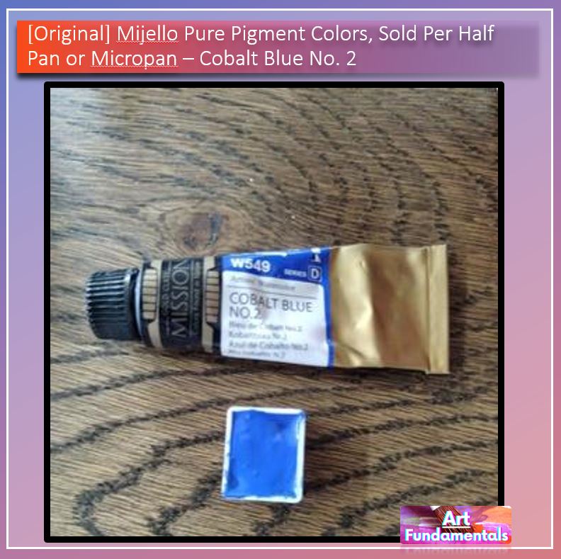 Mijello Pure Pigment Watercolors Hand-poured 2ml Half Pans