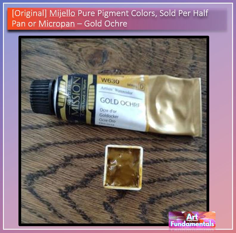 Mijello Pure Pigment Watercolors Hand-poured 2ml Half Pans