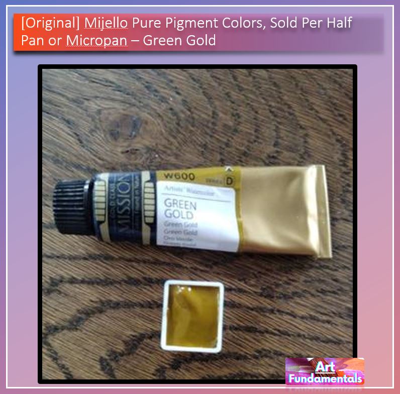 Mijello Pure Pigment Watercolors Hand-poured 2ml Half Pans