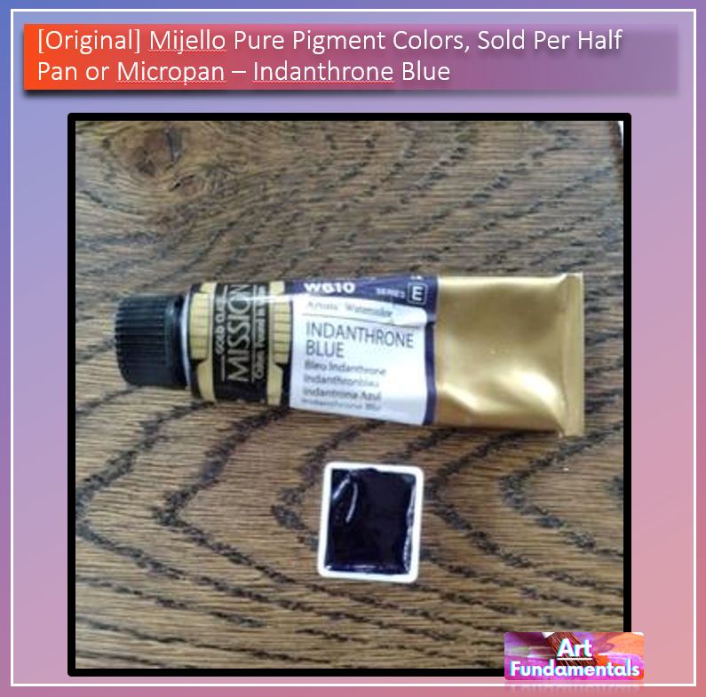 Mijello Pure Pigment Watercolors Hand-poured 2ml Half Pans