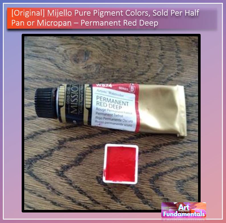 Mijello Pure Pigment Watercolors Hand-poured 2ml Half Pans