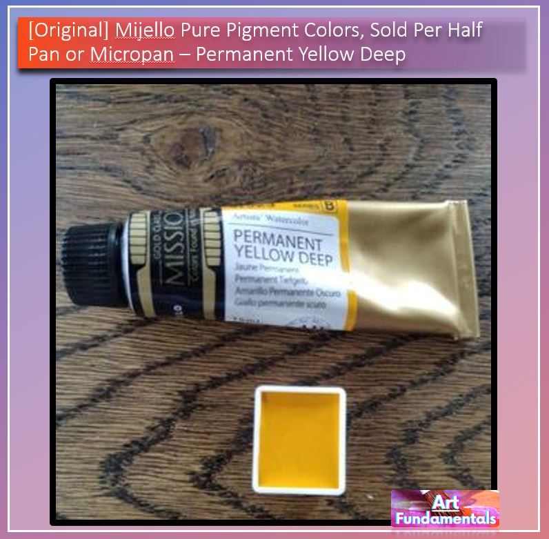 Mijello Pure Pigment Watercolors Hand-poured 2ml Half Pans
