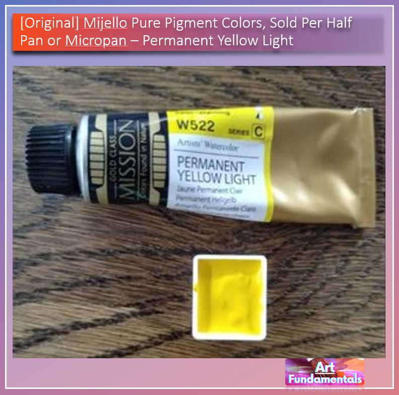 Mijello Pure Pigment Watercolors Hand-poured 2ml Half Pans