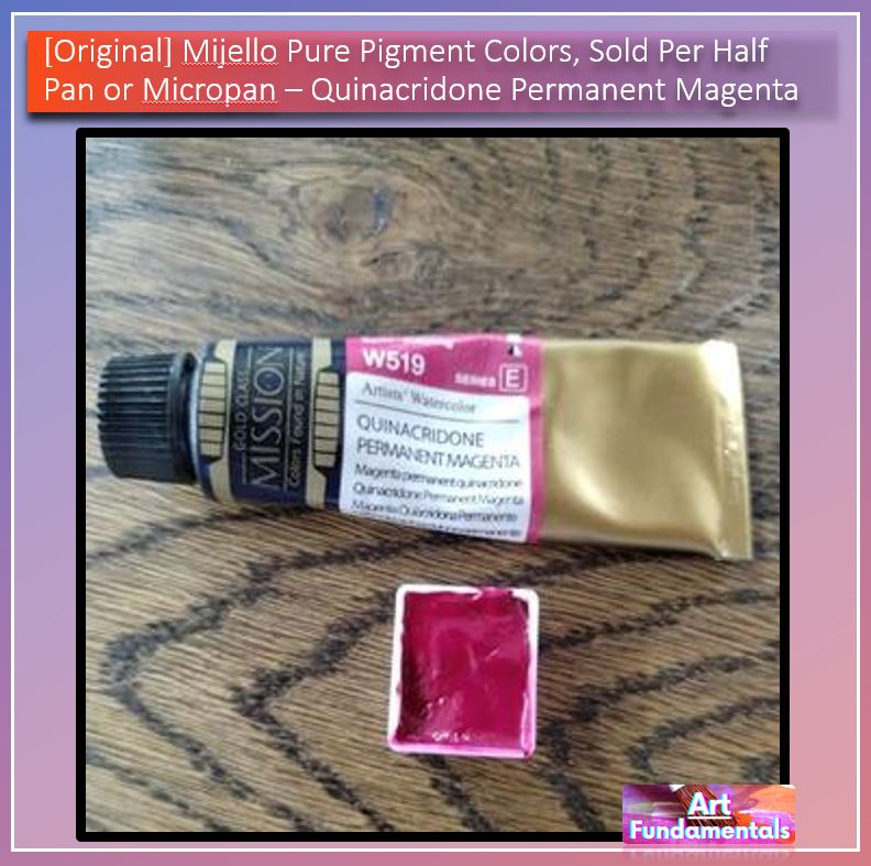 Mijello Pure Pigment Watercolors Hand-poured 2ml Half Pans