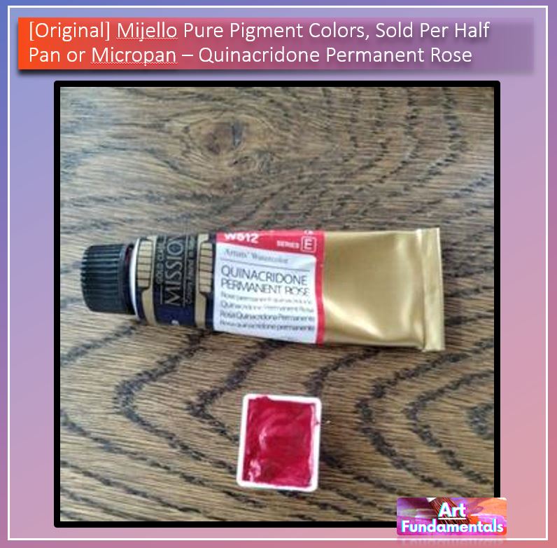 Mijello Pure Pigment Watercolors Hand-poured 2ml Half Pans