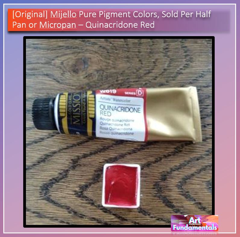 Mijello Pure Pigment Watercolors Hand-poured 2ml Half Pans