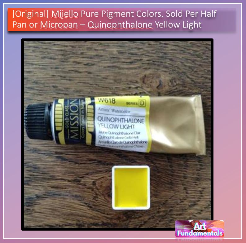 Mijello Pure Pigment Watercolors Hand-poured 2ml Half Pans
